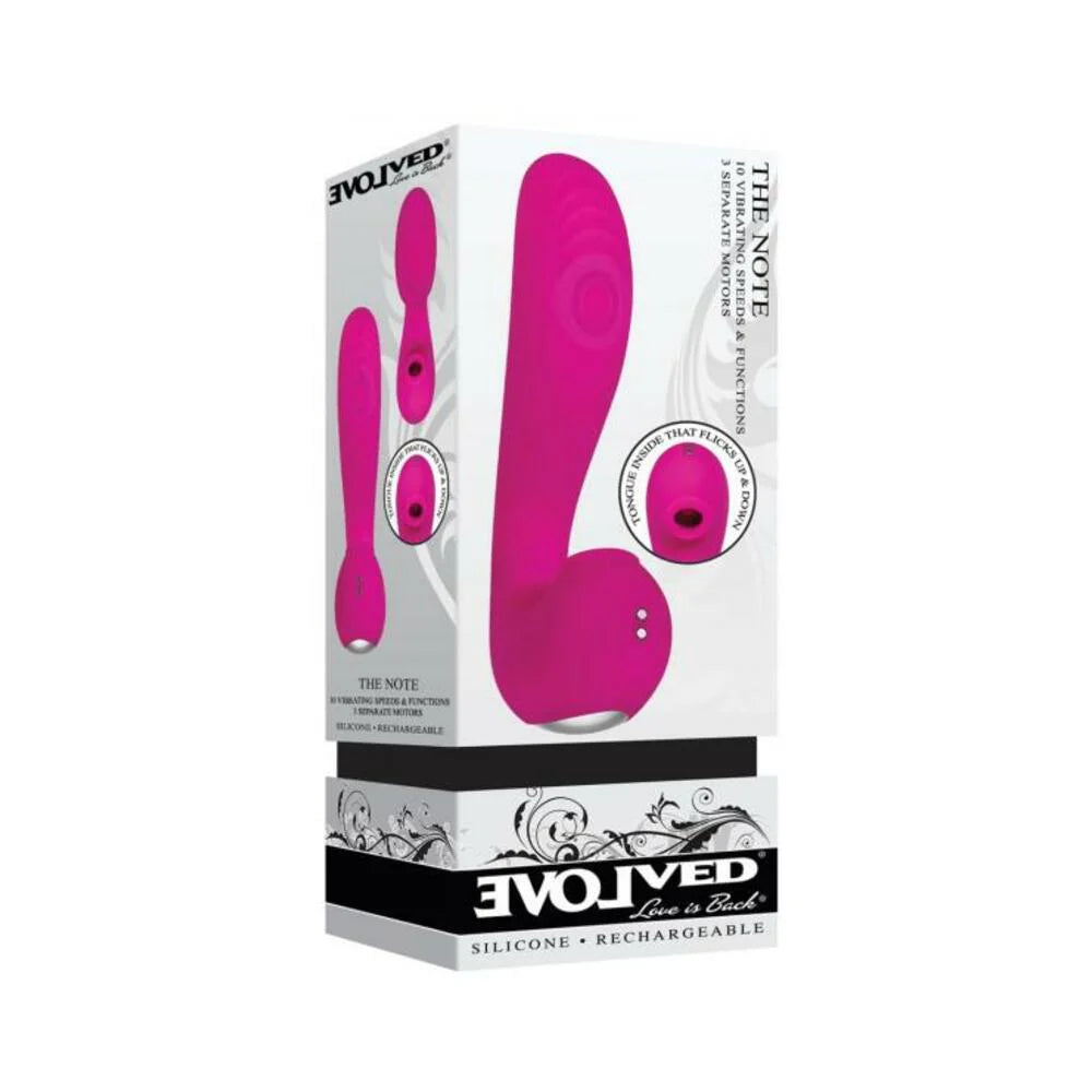 Evolved The Note Dual Stimulator - Magenta