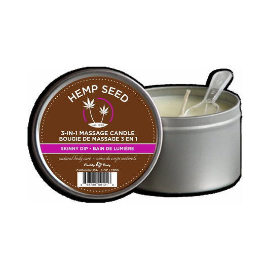 Earthly Body 3 In 1 Massage Candle  6oz