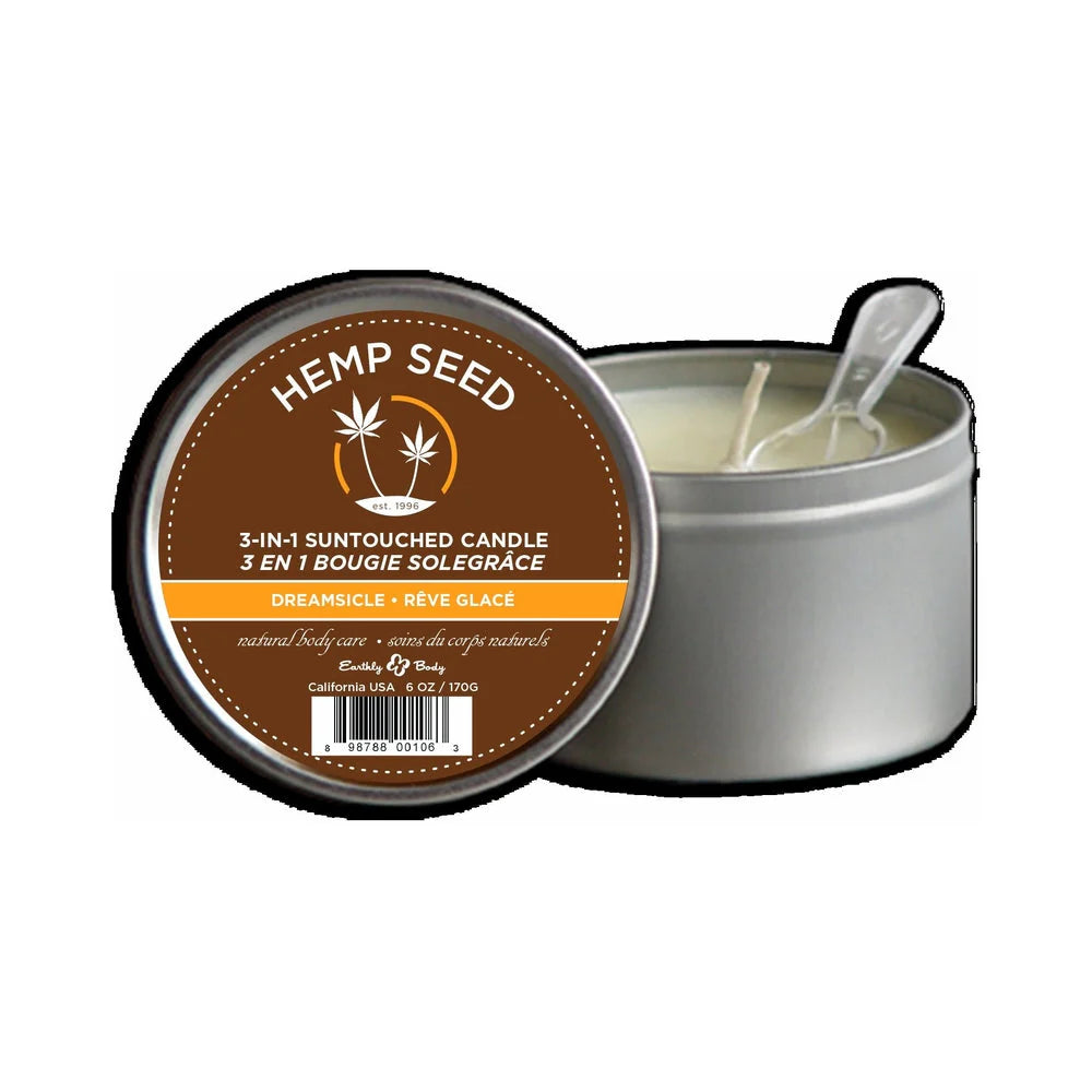 Earthly Body 3 In 1 Massage Candle  6oz