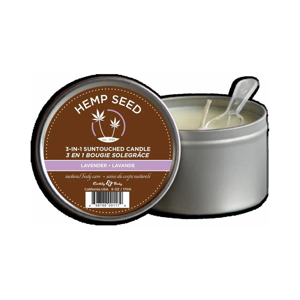 Earthly Body 3 In 1 Massage Candle  6oz