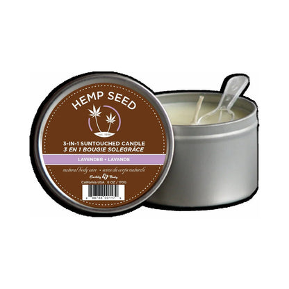 Earthly Body 3 In 1 Massage Candle  6oz