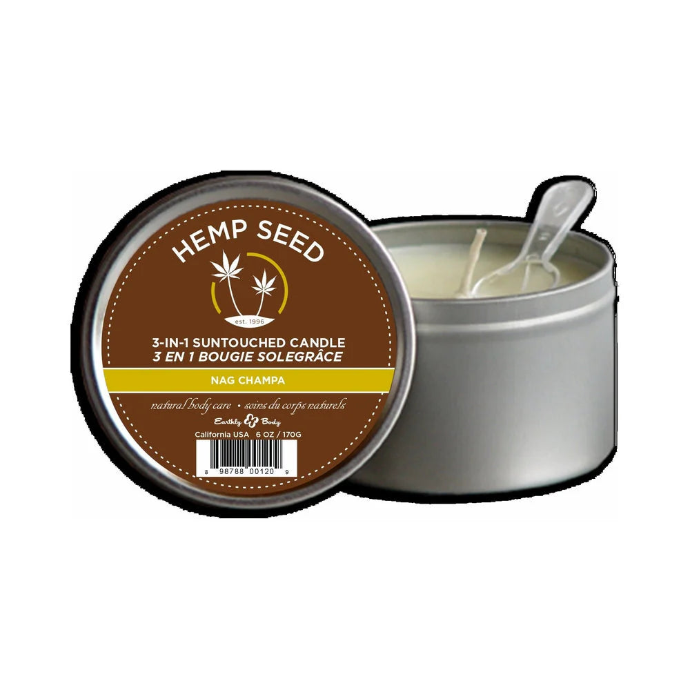 Earthly Body 3 In 1 Massage Candle  6oz