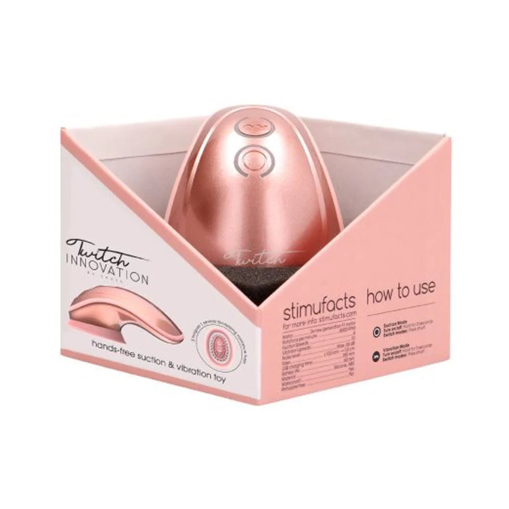 Twitch Hands-Free Suction Vibrator