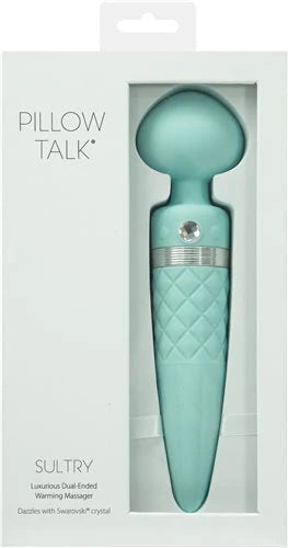 Pillow Talk Sultry Massager Wand Teal