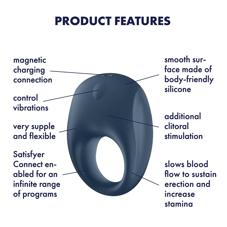 Satisfyer Strong One W/bluetooth App - Blue