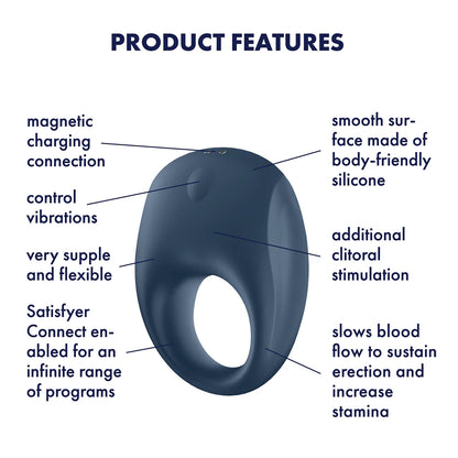 Satisfyer Strong One W/bluetooth App - Blue
