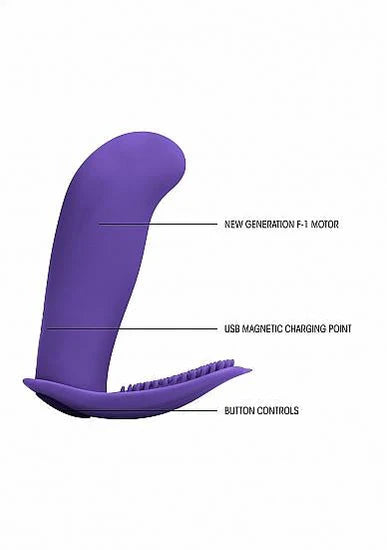 Wireless Remote Vibrator - Leon - Purple